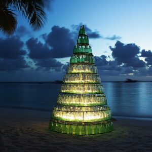 Celebrate Christmas in Maldives at Sirru Fen Fushi Resort with Sustainable Bottle Tree