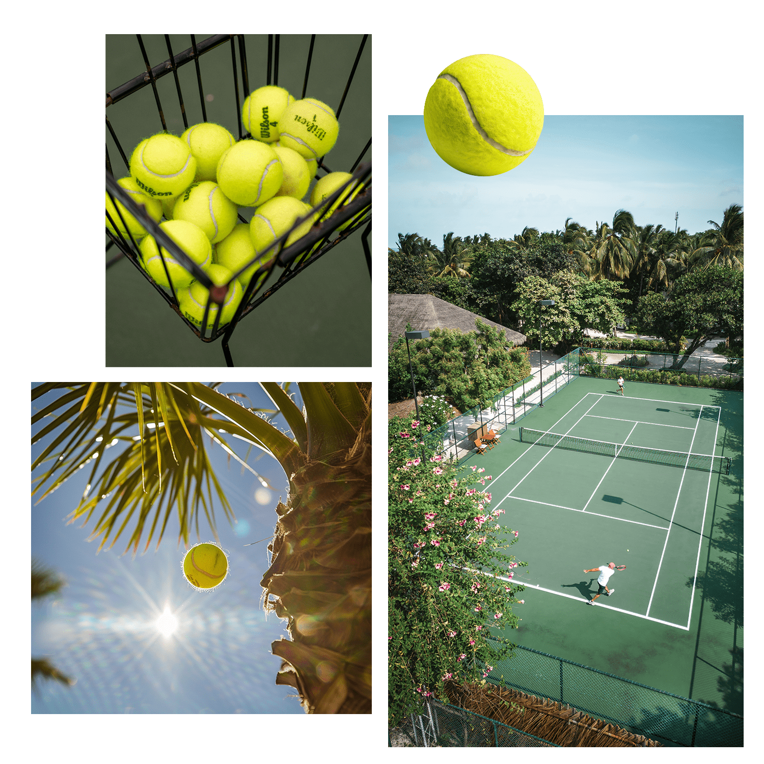 Play tennis in Maldives at Sirru Fen Fushi