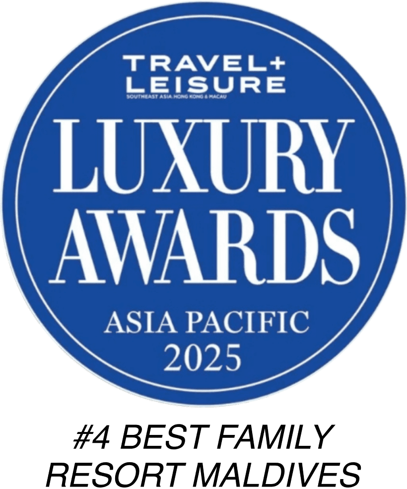 Travel + Leisure Luxury Awards Asia Pacific 2025 Winner of No.4 Best Family Resort in the Maldives